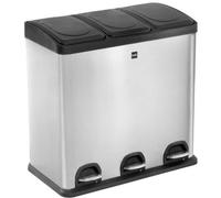 helit H2405200 - Système de tri des déchets, the seperator, 3 x 20L - inox, poubelle, conteneur à déchets
