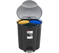 Poubelle de tri sélectif Curver Trio 40L V2 conteneurs