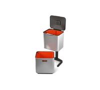 Poubelle de tri sélectif Totem 60L Inox - - Gris - Inox