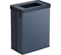 Curver Keter Verto Poubelle de recyclage, double compartiment, couvercle de recyclage, tri facile, design élégant, bleu perle 54 l