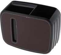 Poubelle De Voiture Durable Pour Siège Avant Et Arrière En Similicuir Marron 1 Ensemble