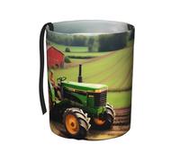 Poubelle de voiture imprimée de tracteur de ferme, poubelle pour camion, SUV, camion, berline