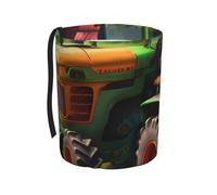 Poubelle de voiture imprimée tracteur agricole fantastique, poubelle pour camion, SUV, camion, berline