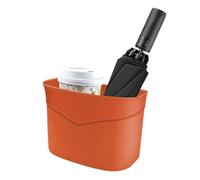 Poubelle de voiture, petite poubelle pour voiture, poubelle imperméable avec clip arrière, poubelle de voiture, poubelle multifonctionnelle, boîte de rangement