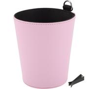 Poubelle De Voiture Pour Sièges Avant Et Arrière 5,1" De Largeur 5,9" De Hauteur Poubelle De Voiture En Faux Cuir Suspendue Rose