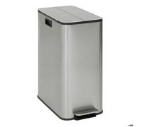 Poubelle Delta avec Pedale 2x28L Inox - 5 five simply smart