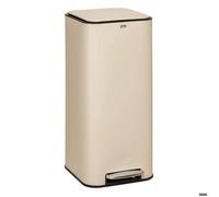 5five - poubelle delta en métal beige 30l