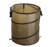 Poubelle d'extérieur pliable de 38 litres pour une gestion efficace des déchets, parfaite pour le camping, les pique-niques et les activités de nettoyage du jardin (vert foncé)