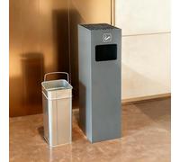Poubelle d'extérieur pour cendres, cendrier robuste pour jardin, porche, hôtel, centre commercial