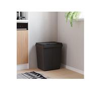 Poubelle double anthracite 2x25 L