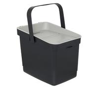 Poubelle Double Compartiment "Flex" 20,5L Noir