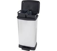 Curver Poubelle Trieur de déchets à pédale 23+23L (46L)