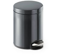 DURABLE Poubelle 341058 – 5 l – Ø 205 x H 290 mm – métal/plastique – anthracite-gris – 1 pc
