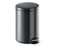 Poubelle Durable 341258 20 l (Ø x H) 292 mm x 455 mm métal, plastique anthracite-gris 1 pc(s)