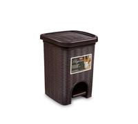 Poubelle Élégance Ratt 6 Litres Moka Marron Stefanplast
