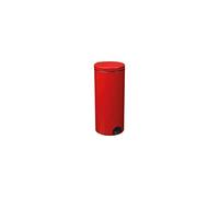 Poubelle Elora 30l Rouge Mat Lisse