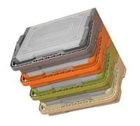 Poubelle Empilable Pour Organiser Les Outils Jouets Conception De Fenêtre Transparente Conteneur Emboîtable Boîte De Rangement Avec Couvercle Conteneur Avec Couvercle