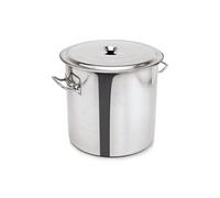 Poubelle en Acier au nickel chrome 47,5 L H 405 mm Ø 400 mm Was Germany G