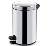 Poubelle en acier avec bac intérieur, ouverture au pied, 20 L - Hendi 691335