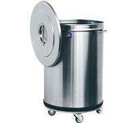 Poubelle en Inox sur Roues 90 Litres - Mastro
