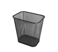 Poubelle en maille pour la maison et le bureau, corbeille rectangulaire en métal, design élégant, idéale pour l'espace de travail et l'organisation, durable et légère