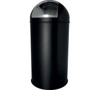 Poubelle en métal 'the dome', 30 litres, noir