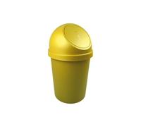 Poubelle en plastique à couvercle Push the flip 45 litres