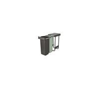 Brabantia Poubelle de tri encastrable Sort & Go 2 x 30 L Vert clair