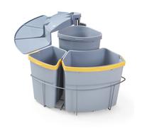 Poubelle encastrable Kollby 2 x 12L + 1 x 6L gris