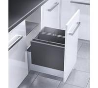 Poubelle encastrable pour meuble coulissant 36L Hailo Triple XL G