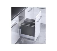 Poubelle encastrable pour meuble coulissant 36L Triple XL