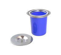 Emuca - Poubelle encastrable avec Couvercle pour Le Plan de Travail, conteneurs à déchets de Cuisine 5L, Acier Inoxydable.