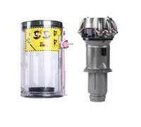 Poubelle Et Collecteur De Poussière Cyclone, Compatible Avec L'aspirateur À Main V10, Pièces De Rechange Et Accessoires De Tête De Moteur De Poubelle De Remplacement(D)