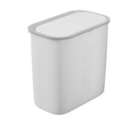 Poubelle étroite, poubelle avec ouverture à pression pour cantine et bureau | Poubelle inodore sans contact avec couvercle pour sous évier, chambre à coucher, commerce, hôpital, salle de bain