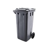 POUBELLE EXTERIEURE 100 LITRES, CONTENEUR A DECHETS 100L SUR ROUES 48x55x81cm...