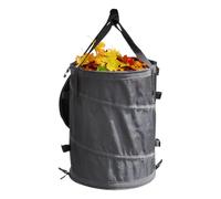 Poubelle Extérieure Pop-up - Poubelle Extérieure Avec Couvercle Pliable - Pour les Activités Extérieures, le Voyage, le Camping-car, les Pique-niques, Jardinage, Jardin et Nettoyage des Déche
