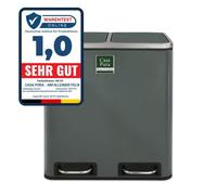 Poubelle Félix Système de séparation Anthracite 2 x 15 litres (30 litres)