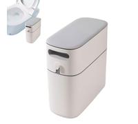 Poubelle fine - Corbeille à papier élégante décorative pour petite chambre, bureau, salle de bain, cuisine, boîte fine bloquant les odeurss | Cabinet Comptoirs Discret