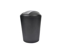 Douceur d'Intérieur Poubelle Flic Flac 5,6 L Plastique Vitamine Noir