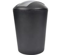 Douceur d'Intérieur Poubelle Flic Flac 5,6 L Plastique Vitamine Noir