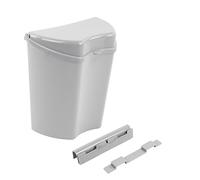 Poubelle grise HABA - Avec Support - Dimension compacte (30 x 27 x 16) - Parfait pour le camping