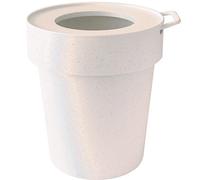 Poubelle Hachiman Tap Trash Blanc 26x26x29 cm