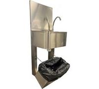 Poubelle Inox pour Lave Mains LMD L2G Métallisé