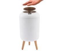 Poubelle intelligente - Poubelle sans contact | Poubellle Automatique 10l | Poubbelle à capteur avec couvercle | Poubbelle de recyclage pour la maison, la cuisine, sous l'évier, salle de bain, chamb