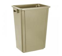 Poubelle Jantex Slim beige 60L