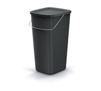 Prosperplast Corbeille à papier Keden Compacta Q Basic 25 L Noir