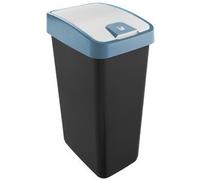 keeeper Poubelle Premium avec Couvercle Basculant, Soft Touch, 45 L, Magne, Nordic Blue