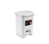 Stefanplast 2075920 Elegance Corbeille Blanc Plastique 21 x 21 x 28 cm