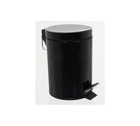 Poubelle métal 3 litres Noir