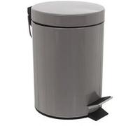 Paris Prix Poubelle métal Colorama ronde 3 litres Taupe